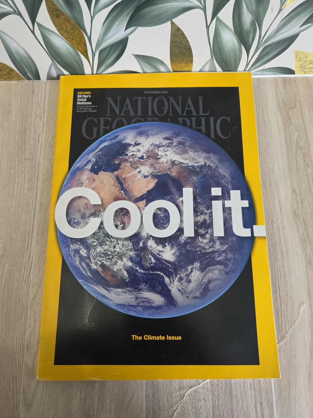 National Geographic November 2015 The Climate Issue Cool It Earth Cover Magazine